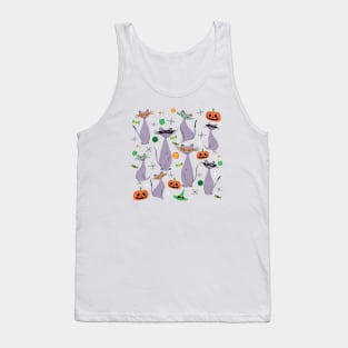 Trick Or Treat Masquerade Cats Tank Top